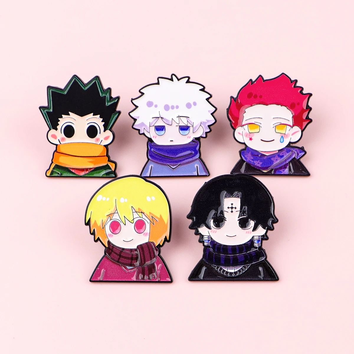 Japanese Anime Characters Enamel Pin Manga Badges on Backpack Women's Brooches Hat Lapel Pins Cosplay Accessories Toys Gifts
