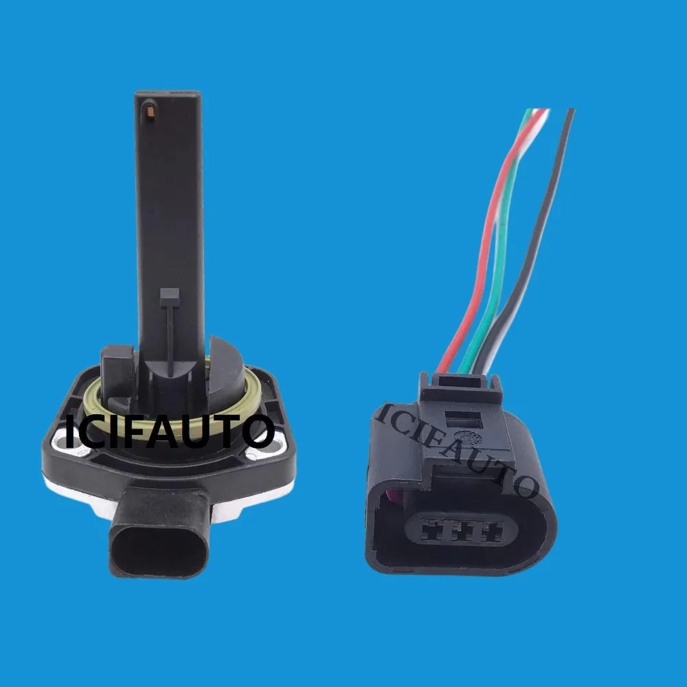 

06E907660 Датчик уровня масла + разъем для Chrysler Crossfire для Audi VW Seat Skoda Golf Passat A3 A4 A6 TT TSI 06E 907 660