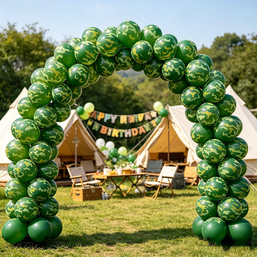 20-100 Stück 12 Zoll Tarngrüne Latexballons Militär- und Armee-Themenparty-Deko für Kinder, Jungen, Geburtstag, Babyparty, Globos – Detail 6