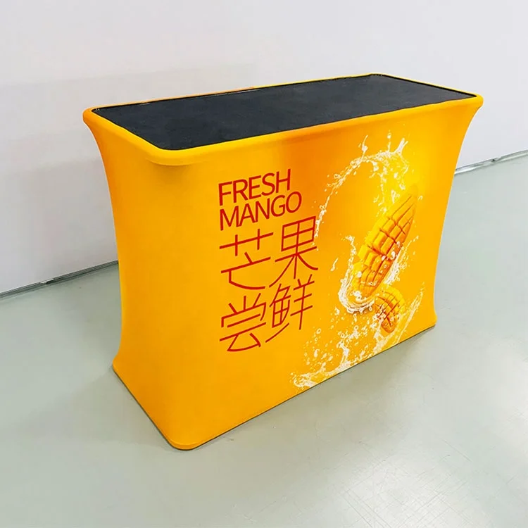 Portable  Expo Booth Tables Tables Custom Printing Promotional Reception Pop-up Table Counter