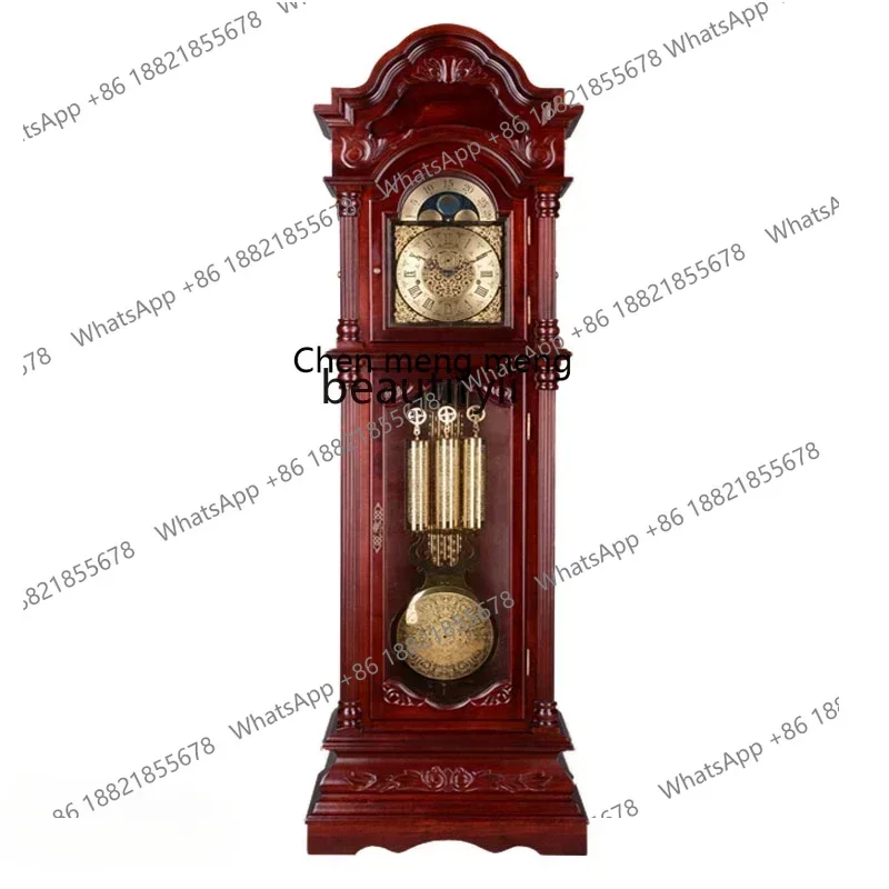 D178  German Hermle Movement the Grandfather Clock High-End Luxury Machinery Pendulum Clock European Standing Grandfather Clock