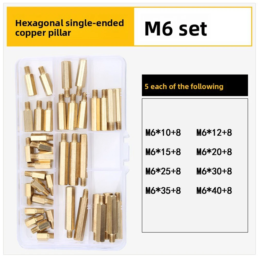 

Brass Hexagonal Standoffs For PC Motherboard Support Circuit Board Spacer Screws Electronics Assembly Kit Home Cleaning Tools