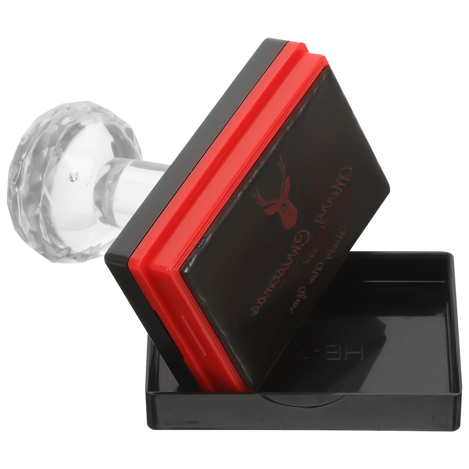

Seal Pattern New Year Creative Stamp 2 Reusable Plastic Mini Xmas Stamps for Card Making Gifts