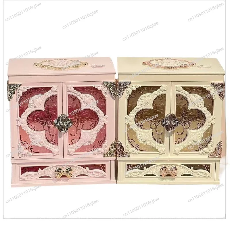 For Cosmetics Storage Box, Large Capacity Desktop Dust Lipstick Premium Drawer