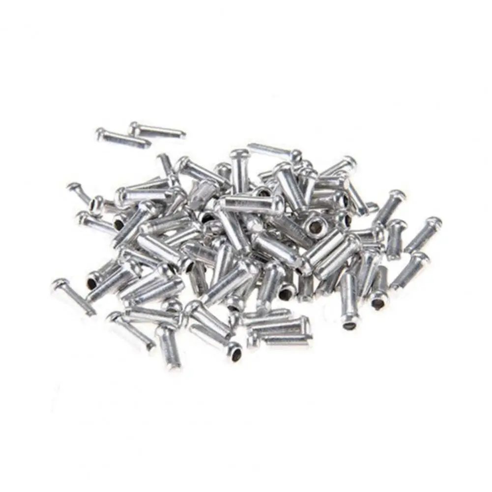 100Pcs Mini Bicycle Shifter Brake Gear Inner Cable Tips End Caps Crimps Ferrules Bicycle Cable End Велосипедный Кабель