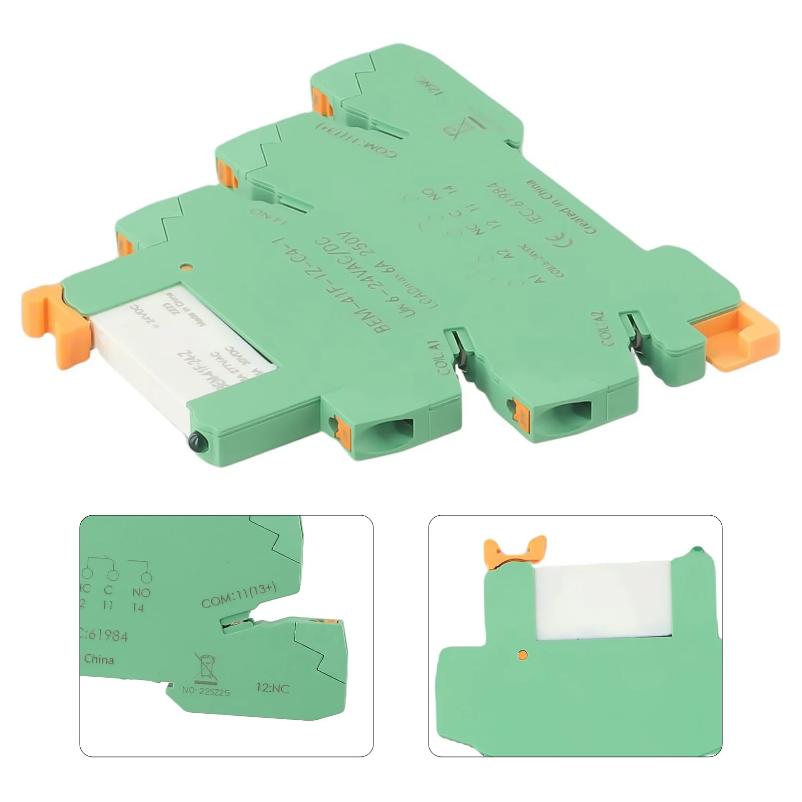 Spring Type Thin Electromagnetic BEM F Z C R Thin Chip Electrical Distance Resistance Form Guide Rail Installation