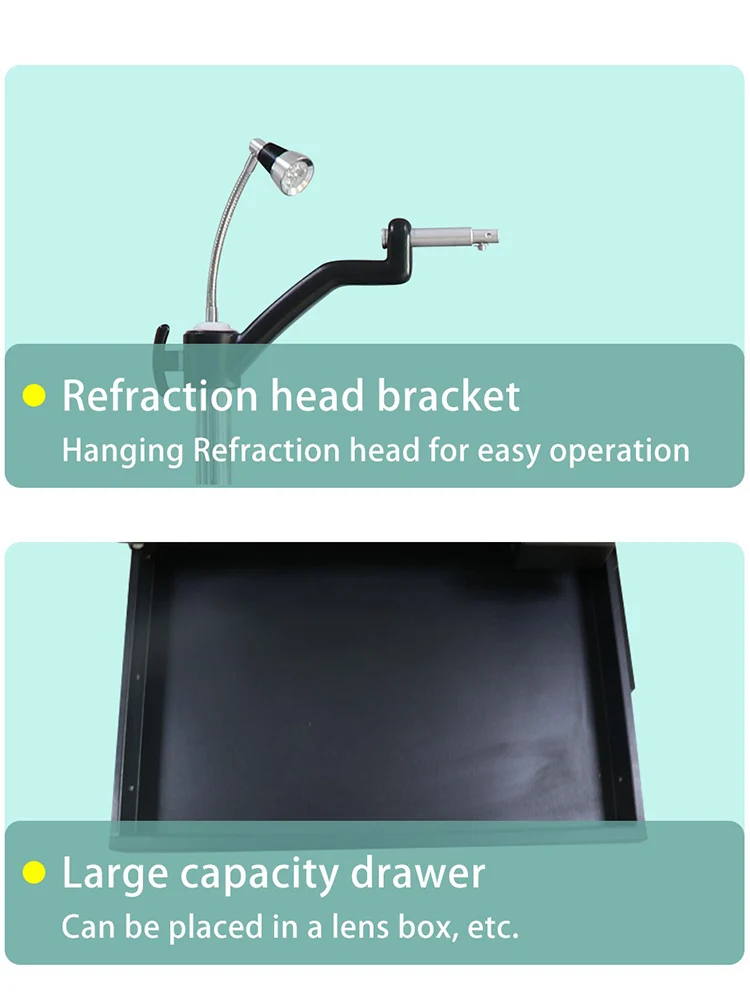 C-190A Ophthalmic Instrument Medical Equipment Comprehensive Optometry Combination Combined Electric Table and Chair Unit