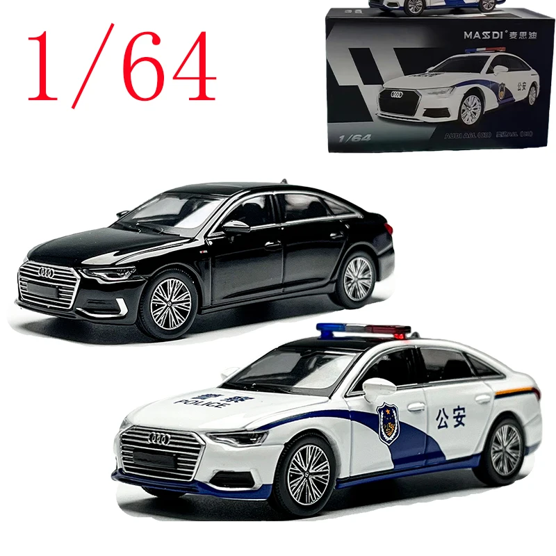 

MASDI Литой под давлением масштаб 1/64 AUDI A6 C8 Модель автомобиля из сплава AUDI A6 C8 Модель автомобиля Статическая коллекция Орнамент Игрушки для мальчиков