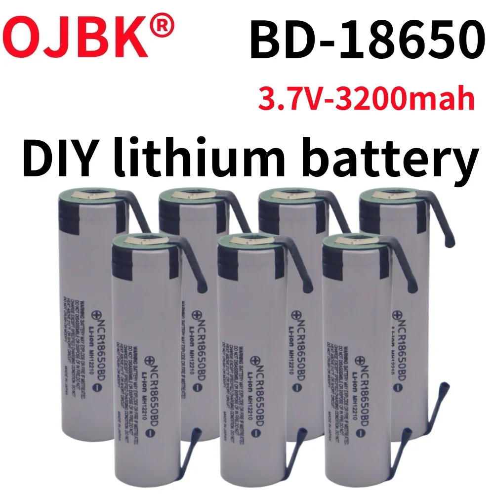 

NRC18650BD 3.7v Rechargeable lithium Battery 3200mAh 25A 18650Battery Lithium Ion Power Battery for electric tool Free Shipping