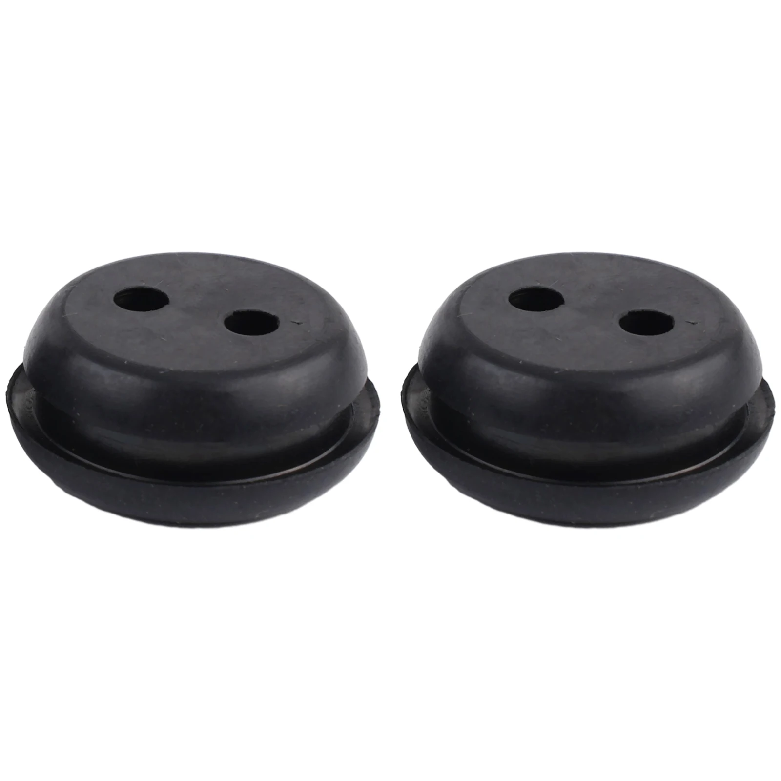 Keep Your Trimmer and Lawn Mower Running Smoothly with 5 High Quality 2 Hole Black Rubber Fuel Gas Tank Line Grommets