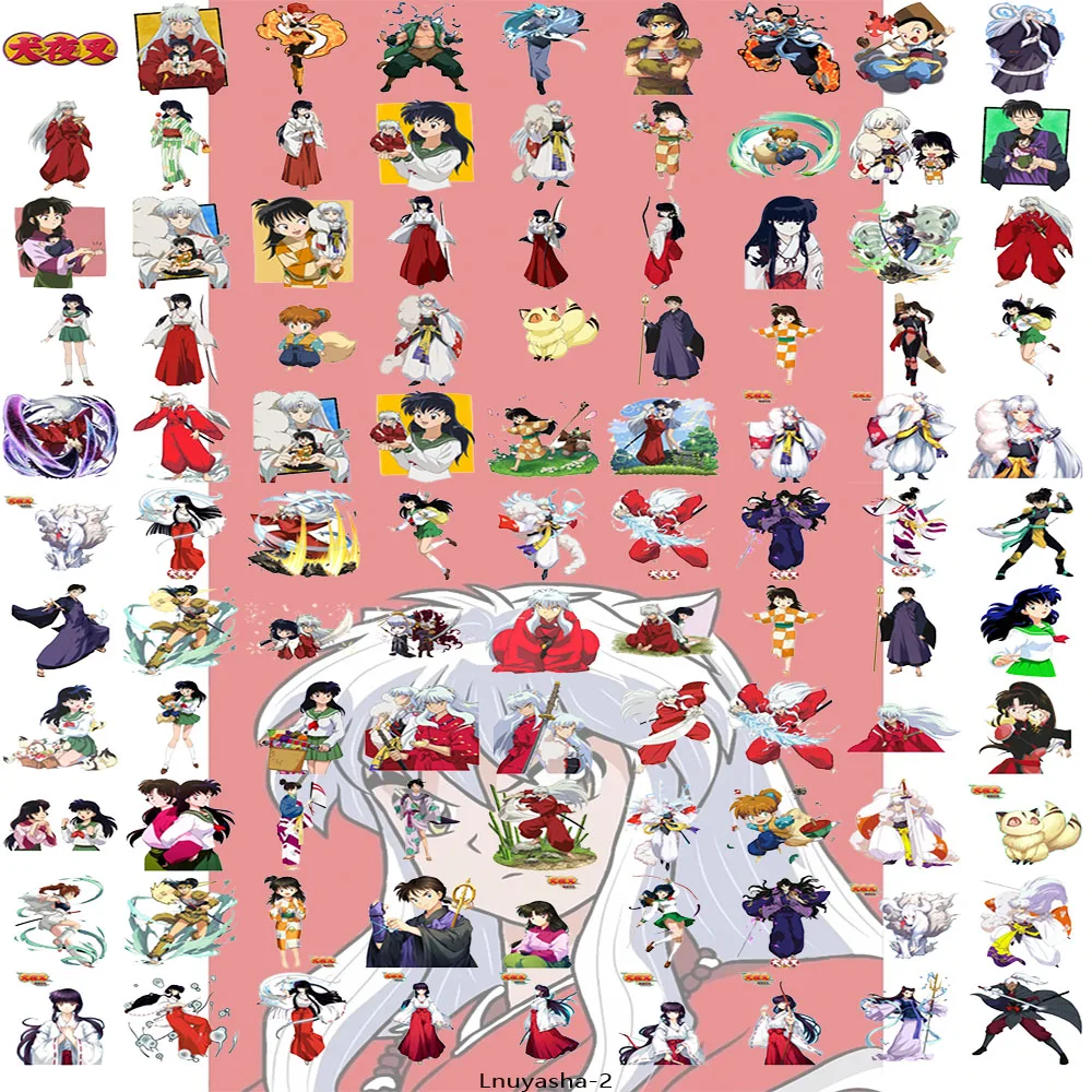 100Pcs Classic Japanese Comic Character Creative Notebook Refrigerator Handbook Graffiti Stickers