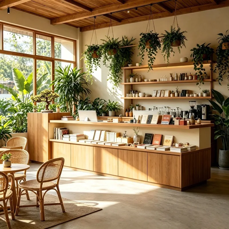 Log wind bar checkout page Dining Coffee shop Buyer shop Flower shop Yoga studio B & B Reception desk Reception