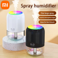Xiaomi Mini Air Humidifier Household Quiet Moisturizing Bedroom Office Desktop Usb Small New Colorful Atmosphere Light Spray