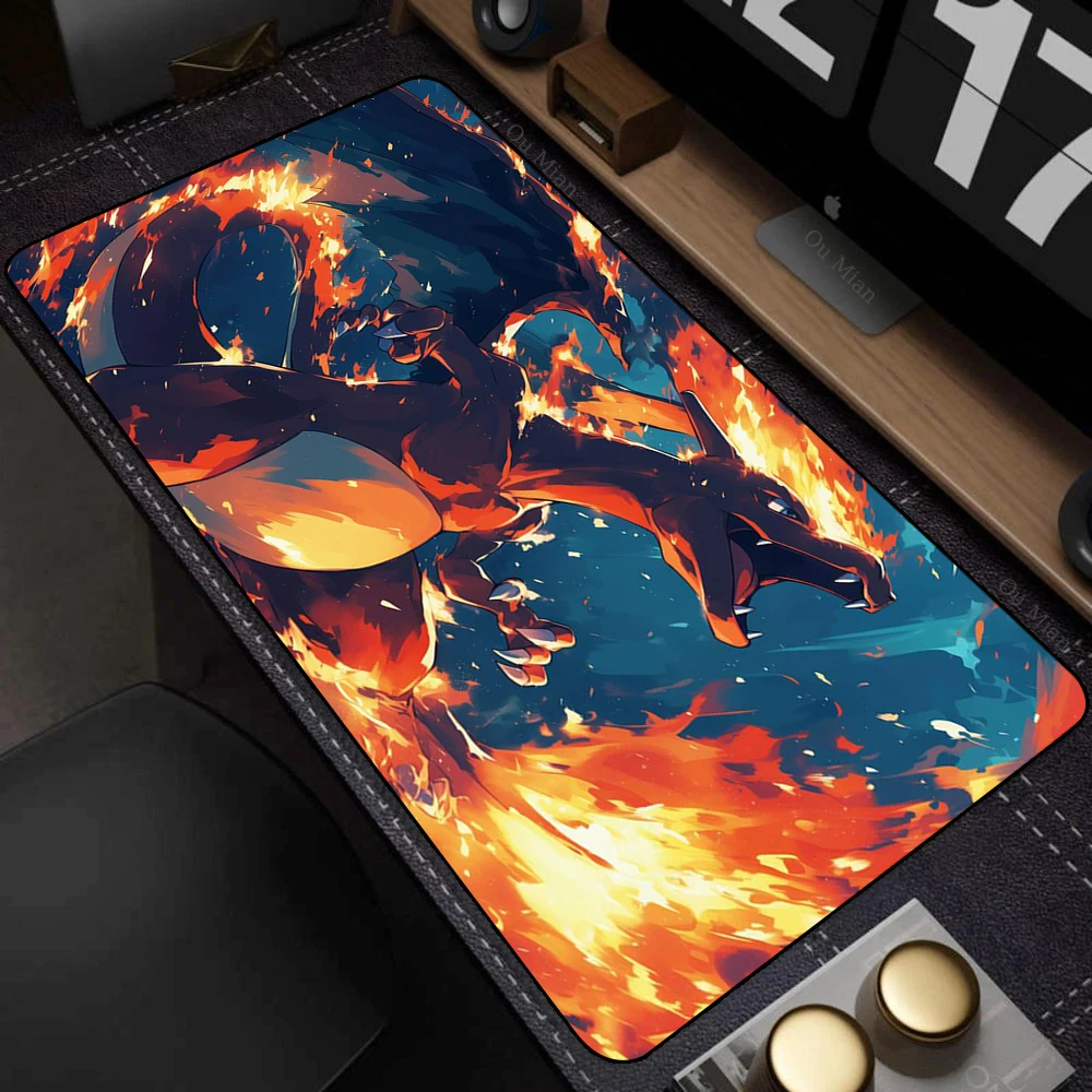 لوحة الماوس Gamer XXL ماوس حصيرة P-بوكيمون مكتب الحصير طاولة مكتب السجاد ألعاب المطاط الطبيعي الفئران الوسادة Lockrand ماوس 90x40 سنتيمتر