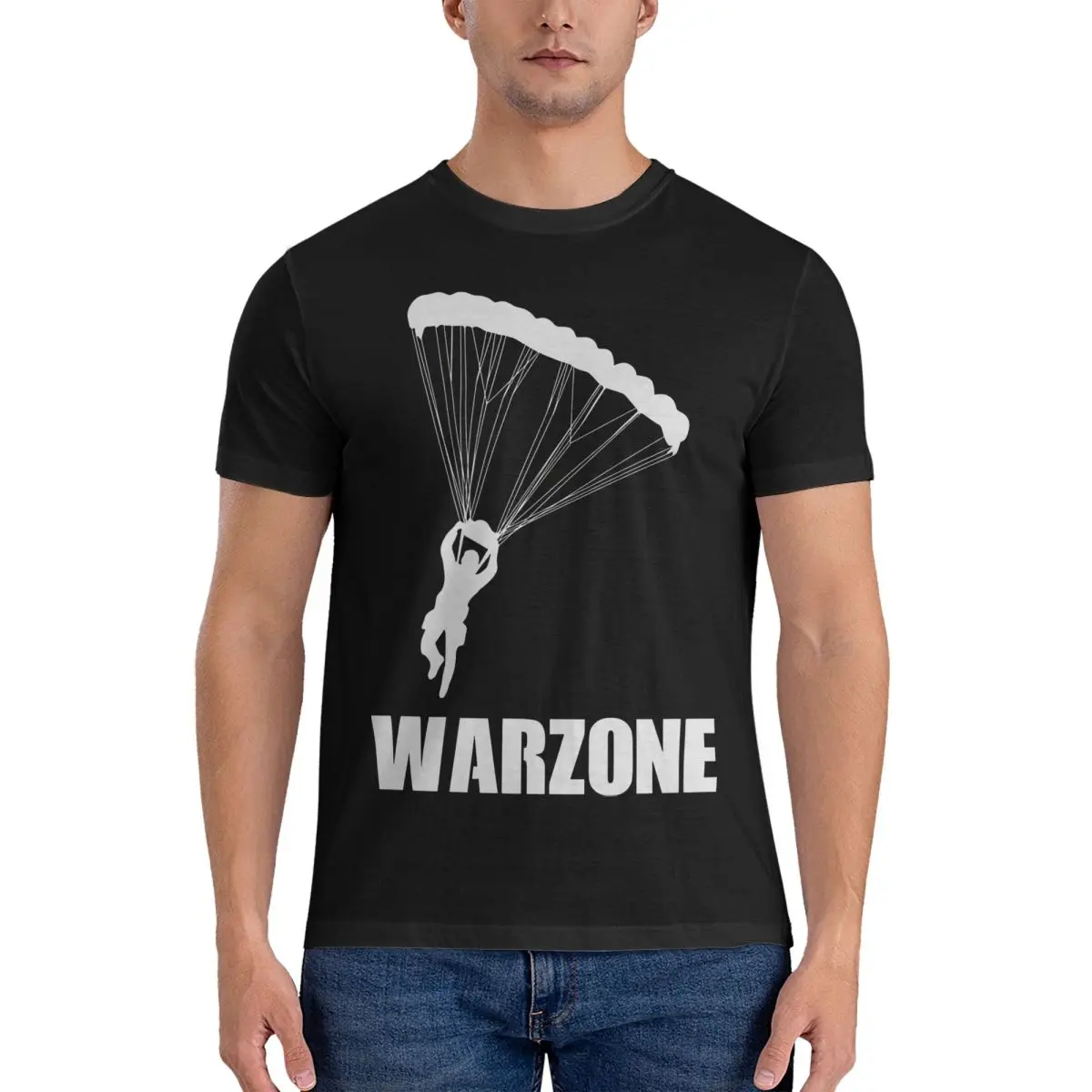 Men's T-Shirt Warzone Player Fashion Cotton Tees Short Sleeve C-Call Of Duty COD T Shirts Round Collar Clothes Birthday Gift