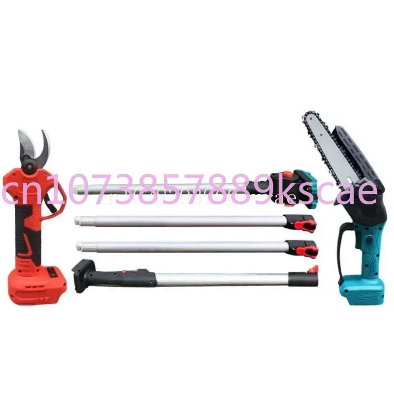 High Branch Pruning Saw Fruit Tree Pruning Shears Aluminum Alloy Telescopic Rod Garden Power Tool Accessories