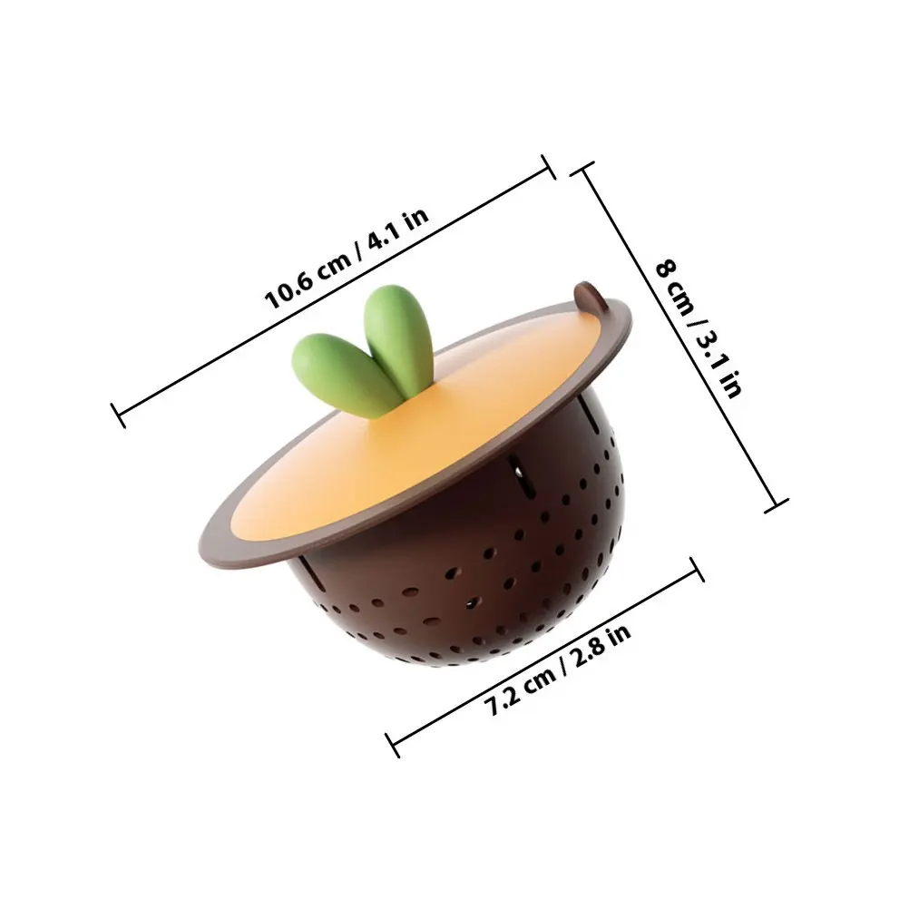 Multipurpose Kitchen Sink Strainer Tpr Silicone Drain Cover Hair Catcher Odorless Floor Drain Stopper Sink Strainer