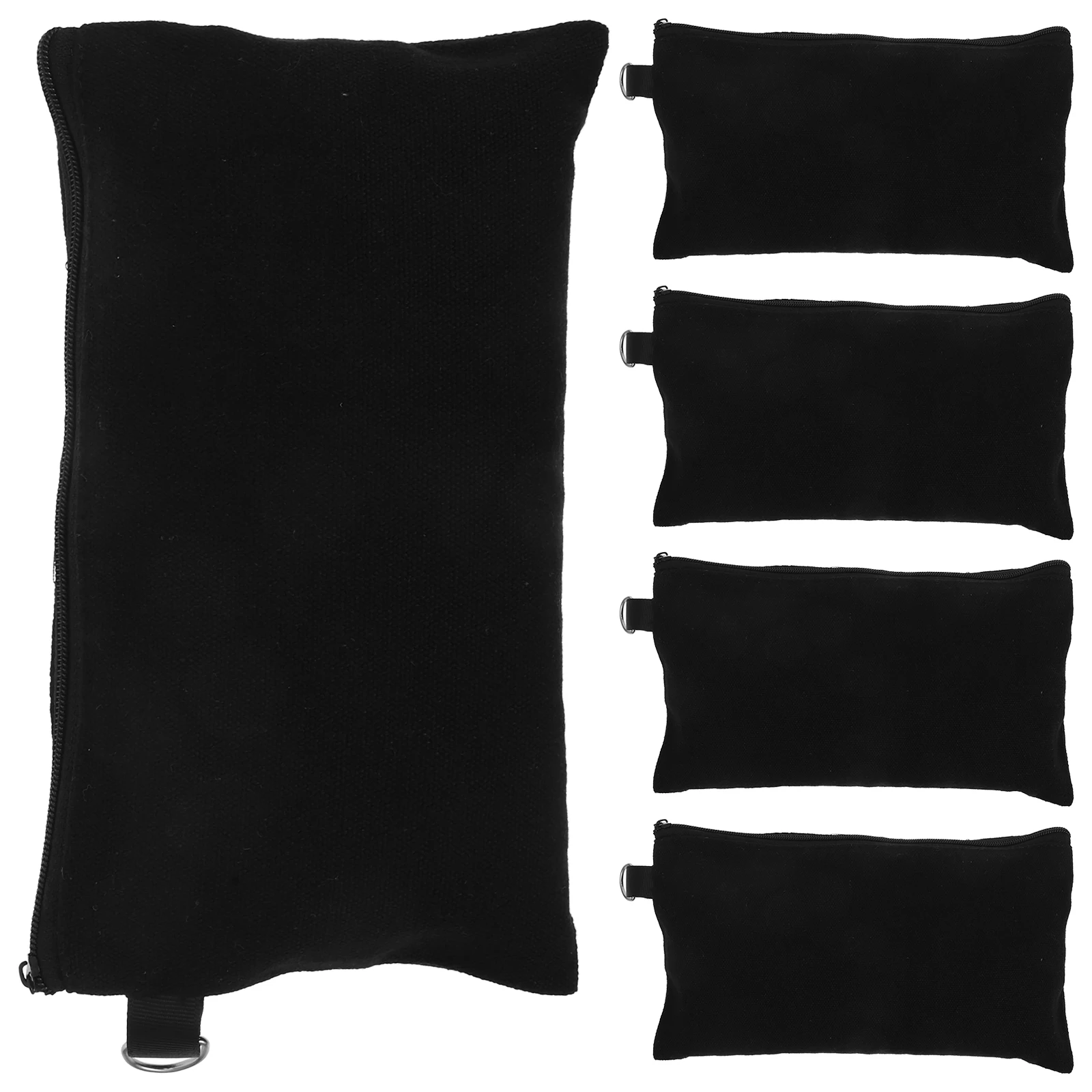 

5pcs Zipper Canvas Toiletry Bag Travel Makeup Pouch Large Capacity ganizer Women Female Container for Gym