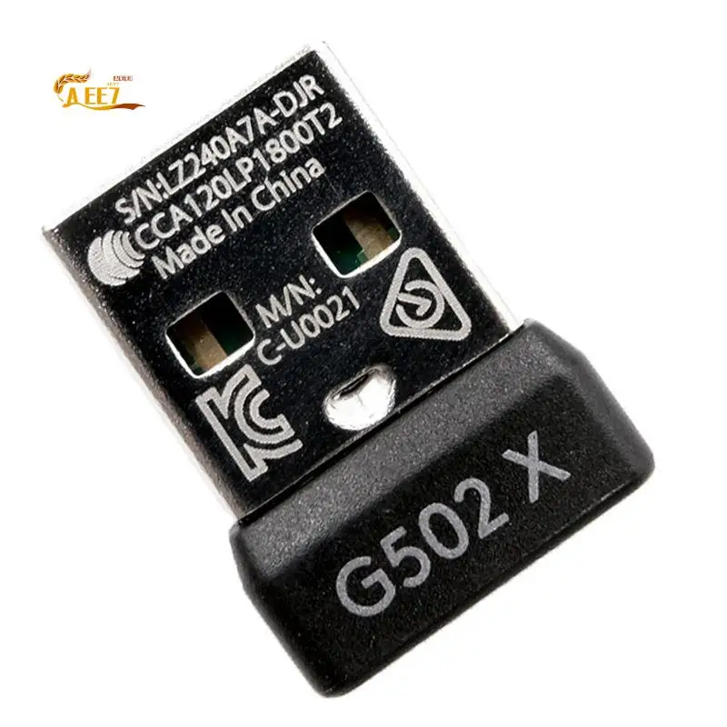 AEE7-USB Dongle Mouse Receiver Adapter Replacement For Logitech G502X / G502X Plus Lightspeed Wireless Gaming Mouse