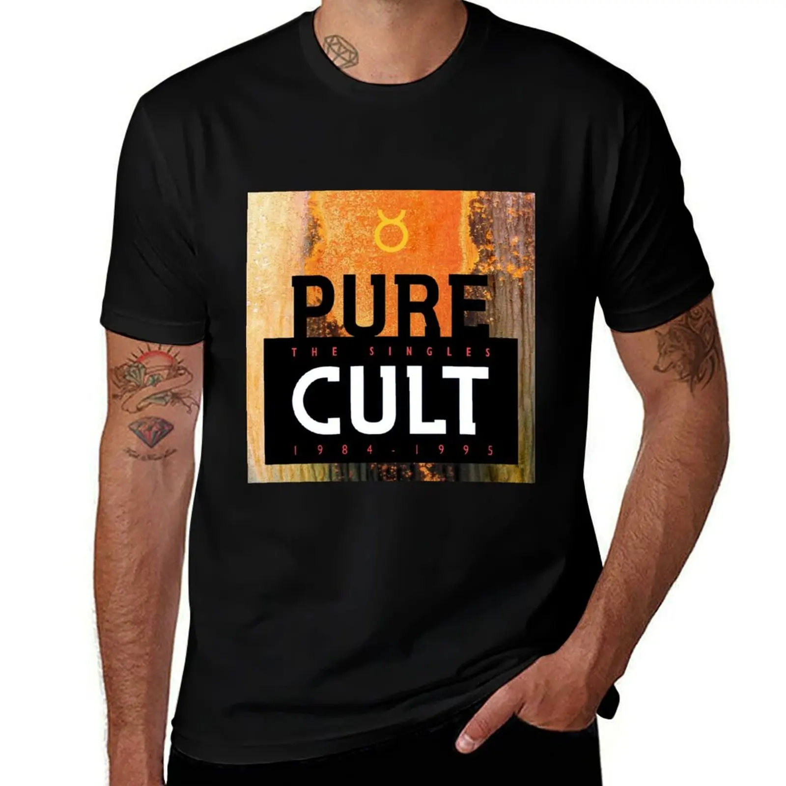 

The Cult Pure cult the singles 1984-1995 T-Shirt t shirts for man graphic cars man t shirt cotton