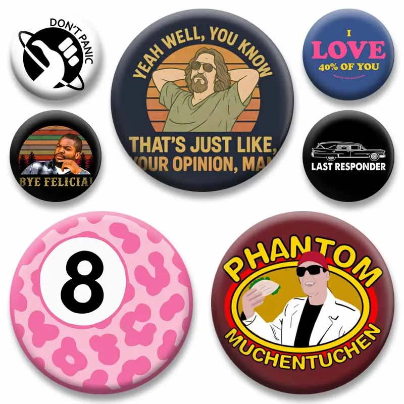 Creative Funny Coin Brooch Pop Culture Veruca Salt Badge Handmade Round Enamel Pins Backpack Shirt Jewelry Ornaments Toys Gifts
