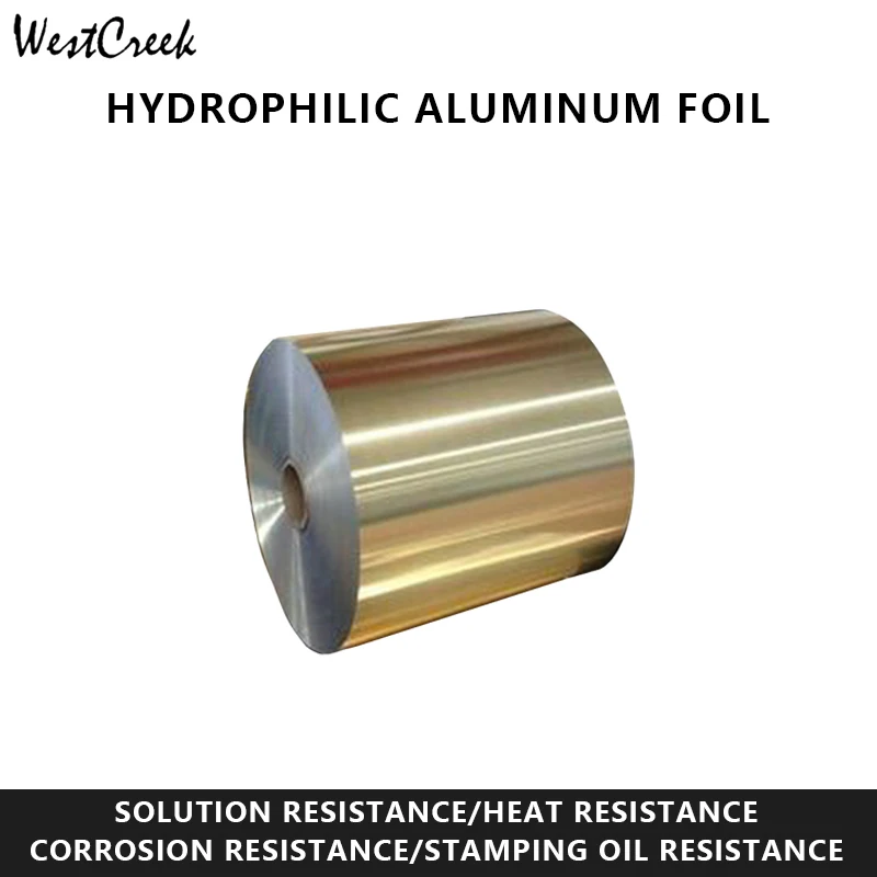 In Stock Supply Packaging Using Thickened Hydrophilic Aluminum Foil Carrying Gold And Black