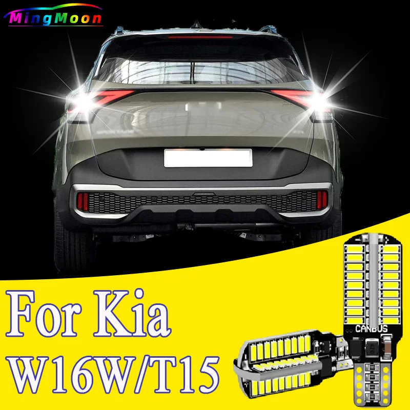

2x W16W T15 921 912 LED Canbus Reverse Light Bulbs On Car Back Up Lamp For Kia Sportage Rio 3 4 Sorento Ceed Stonic Soul Picanto