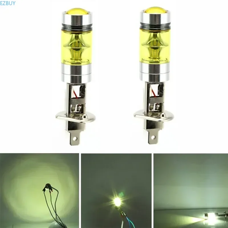 Automotive LED High Power Fog Light H1 LED H3 100W LED Fog Light Bulb, Headlight