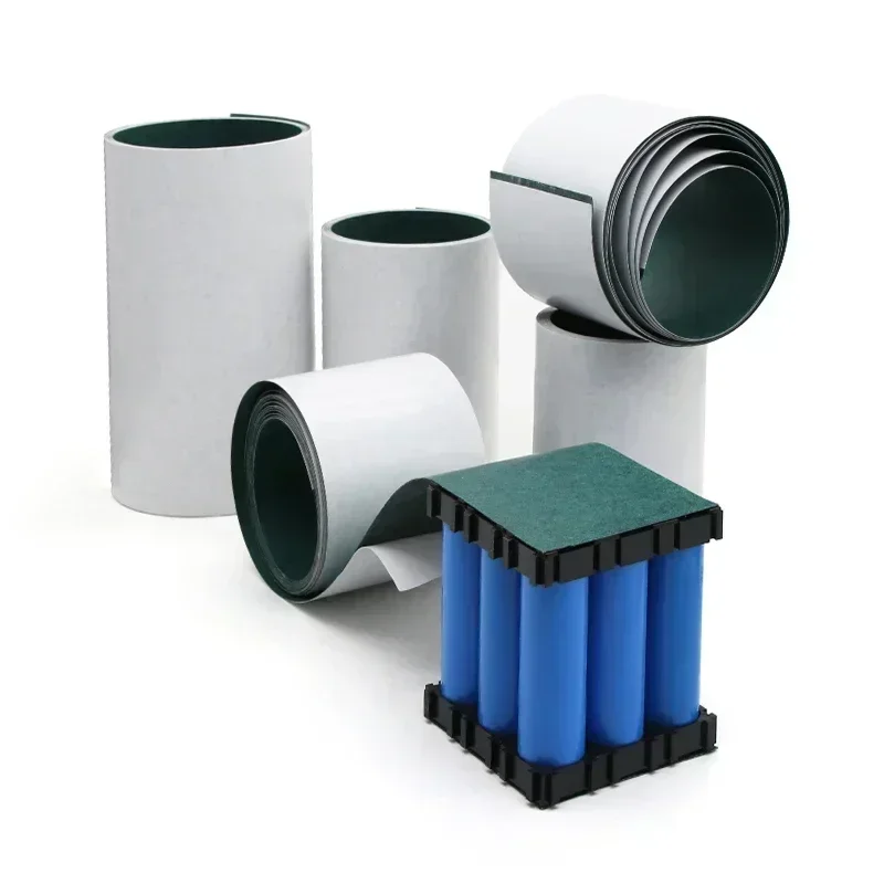 1/3/5M Larghezza 25 ~ 500mm 18650 Guarnizione isolante Carta d'orzo con colla adesiva Batteria agli ioni di litio Elettrodo cellulare Cuscinetti isolati