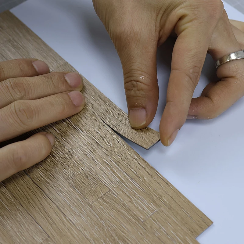 10 pezzi mini tavole da pavimento piastrelle per casa delle bambole pavimenti in legno in miniatura per 1:12 mobili per casa delle bambole decorazione del pavimento della parete