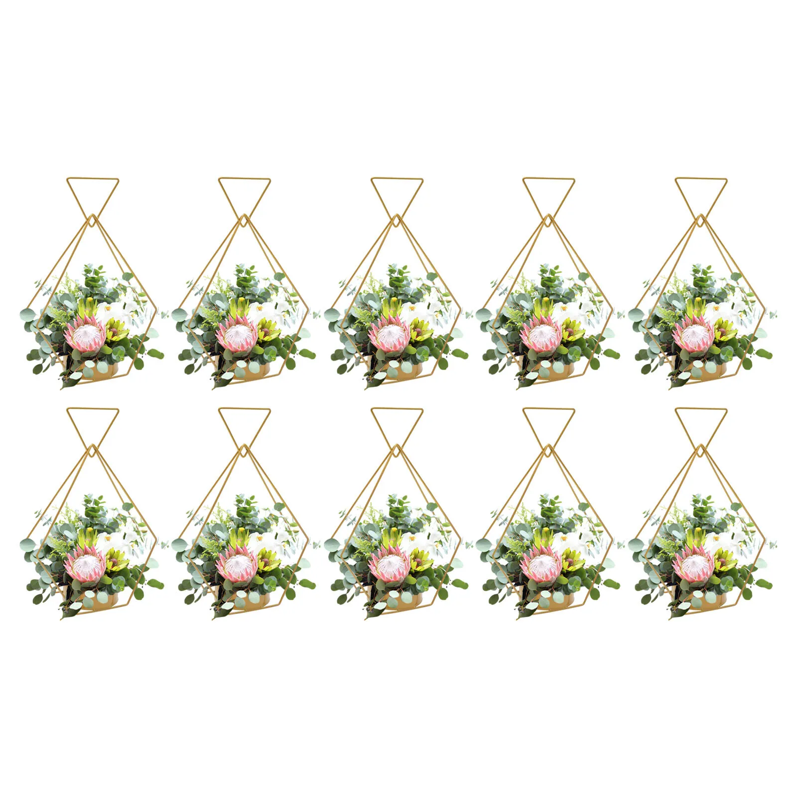 Multi-functional Wedding Centerpieces No Assembly Required, 0.55Lbs Load-bearing Each, Suitable For Hanging & Tabletop Placement