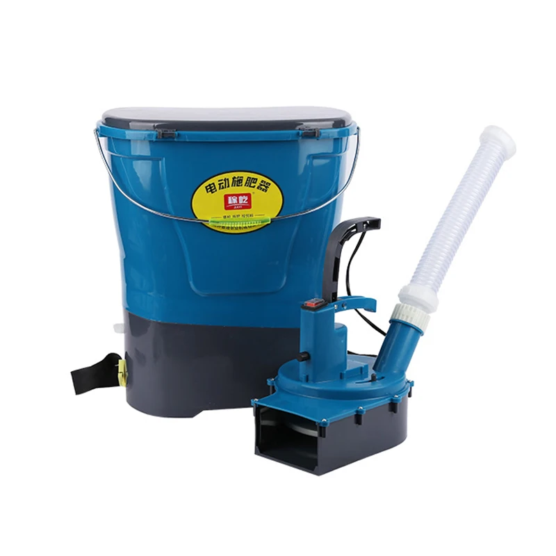 Electric Fertilizer Spreader 25L Agricultural Knapsack Spreaders Automatic Fertilizer Application Machine Portable Spreaders
