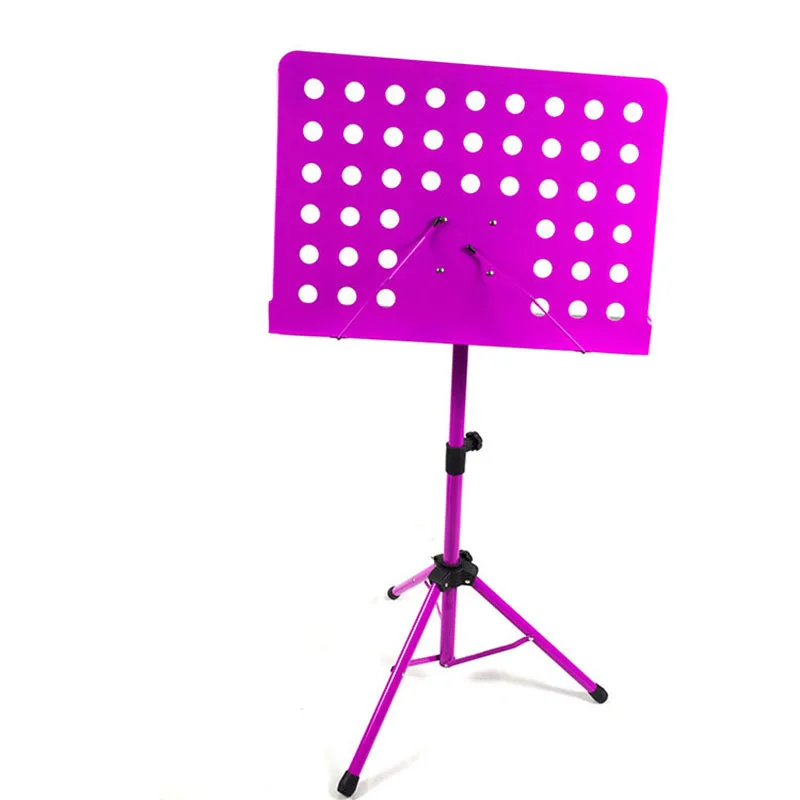 

Adjustable Folding Music Rack with Clip, Can Rotate 340 Degrees Scalable, Non Slip, Rubber Bottom, Violin, Saxophone, Guitar