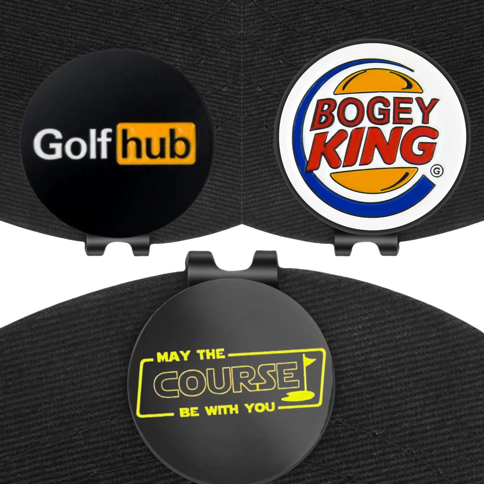 3 Pcs Funny Golf Ball Markers with a Standard Magnetic Hat Clip Funny Golf Ball Marker HatClip for Men Women Premium Golf Gifts view 4