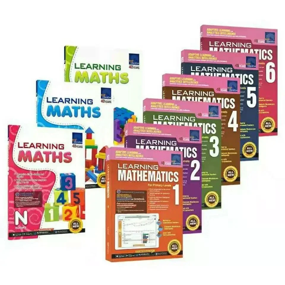 

Fascicle SAP Learning Mathematics Book Grade 1-6/Kindergarten Child Learn Math Book Singapore Primary School Mathematic Textbook