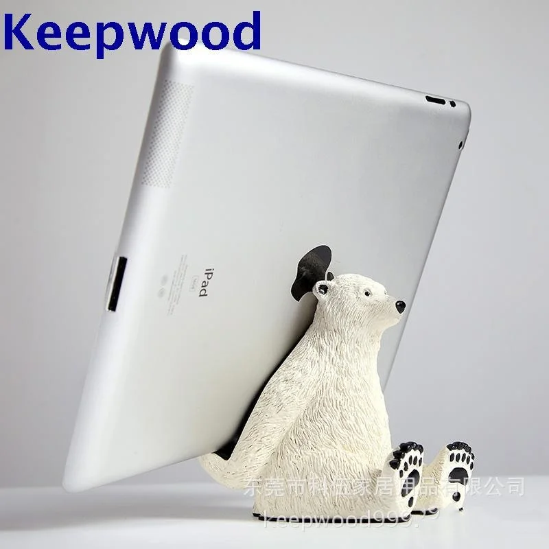 Soporte para tableta con diseño de pingüino, oso Polar, astronauta, almohadilla de dibujos animados, soporte para teléfonos bonitos, soporte creativo para Ipad, baliza Universal para tableta