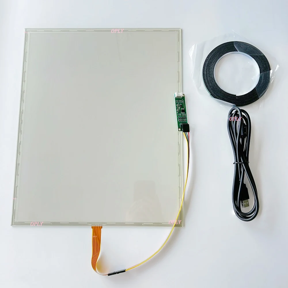 

New 17 inch HD Resistive Touch panel TP 5 wire 355*288mm sensor screen 4:3 17" digitizer screen displaylaptop computer windows