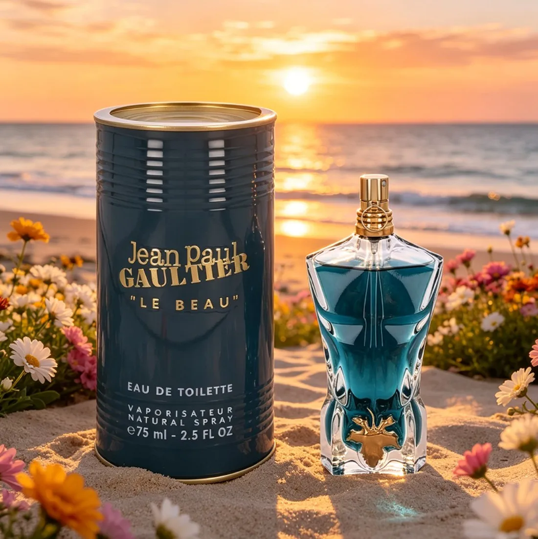 Jean Paul Gaultier Le Beau 4.2oz125ml， Wood fragrance and tropical fruit fragrance are suitable for anywhere, with a unique packaging aroma that is charming, popular, and the first choice for holiday gifts! view 4