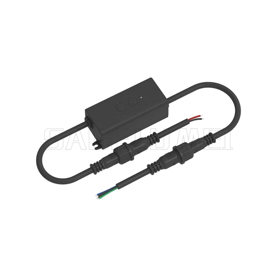 Skydance V3-WPM 3CH*1.5A/V4-WPM 4CH*1A Mini Controller 2-Button RF 2.4G RGB/RGBW Controller Multi-zone DC12-24V IP67 Waterproof