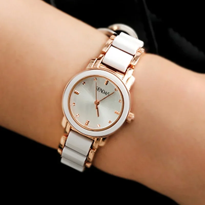 Fashion Women Watch Flexible Elastic Band Quartz Wrist Watches Steel Strap Couple Watch Gift relógio feminino skmei relojes