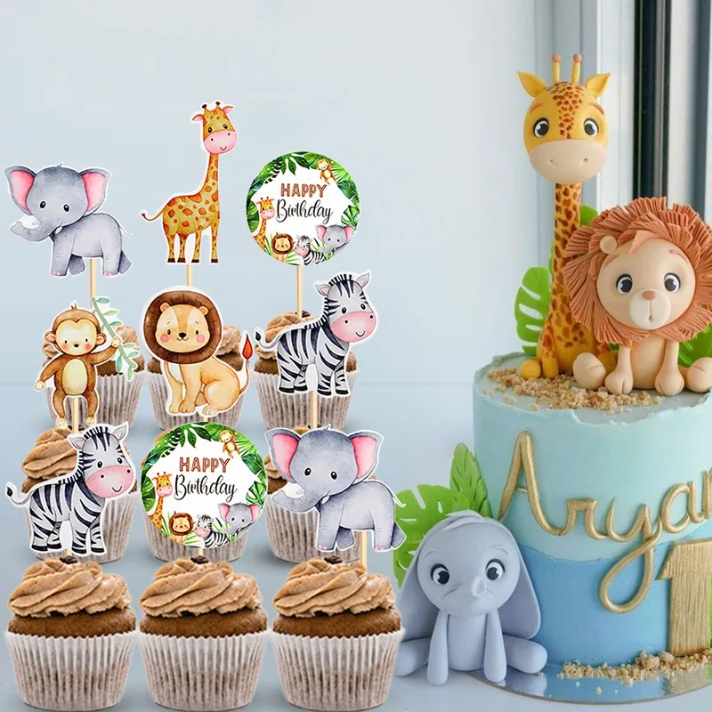 Staraise Woodland Animal Party Safari Jungle DIY Party Decor Birthday Party Decoration Kids Woodland Theme Party Baby Shower