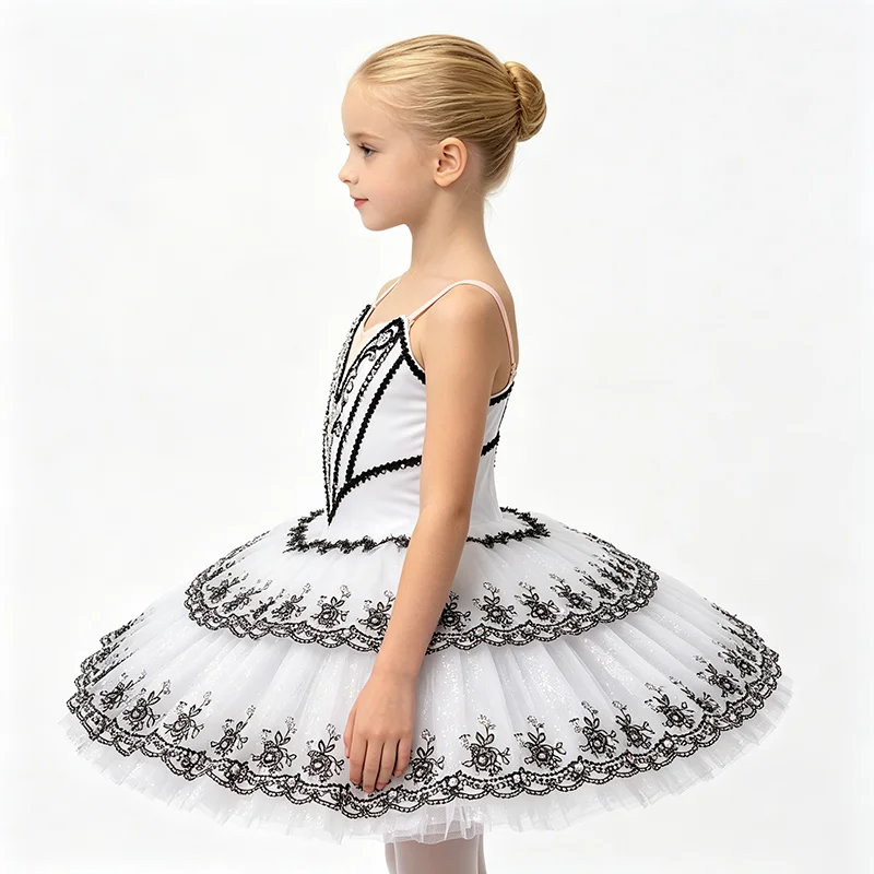 high quality hot selling Unique Design 9 or 12 layers Kid Girls Children Women Adult Performance Wear White Ballet Tutu Costumes