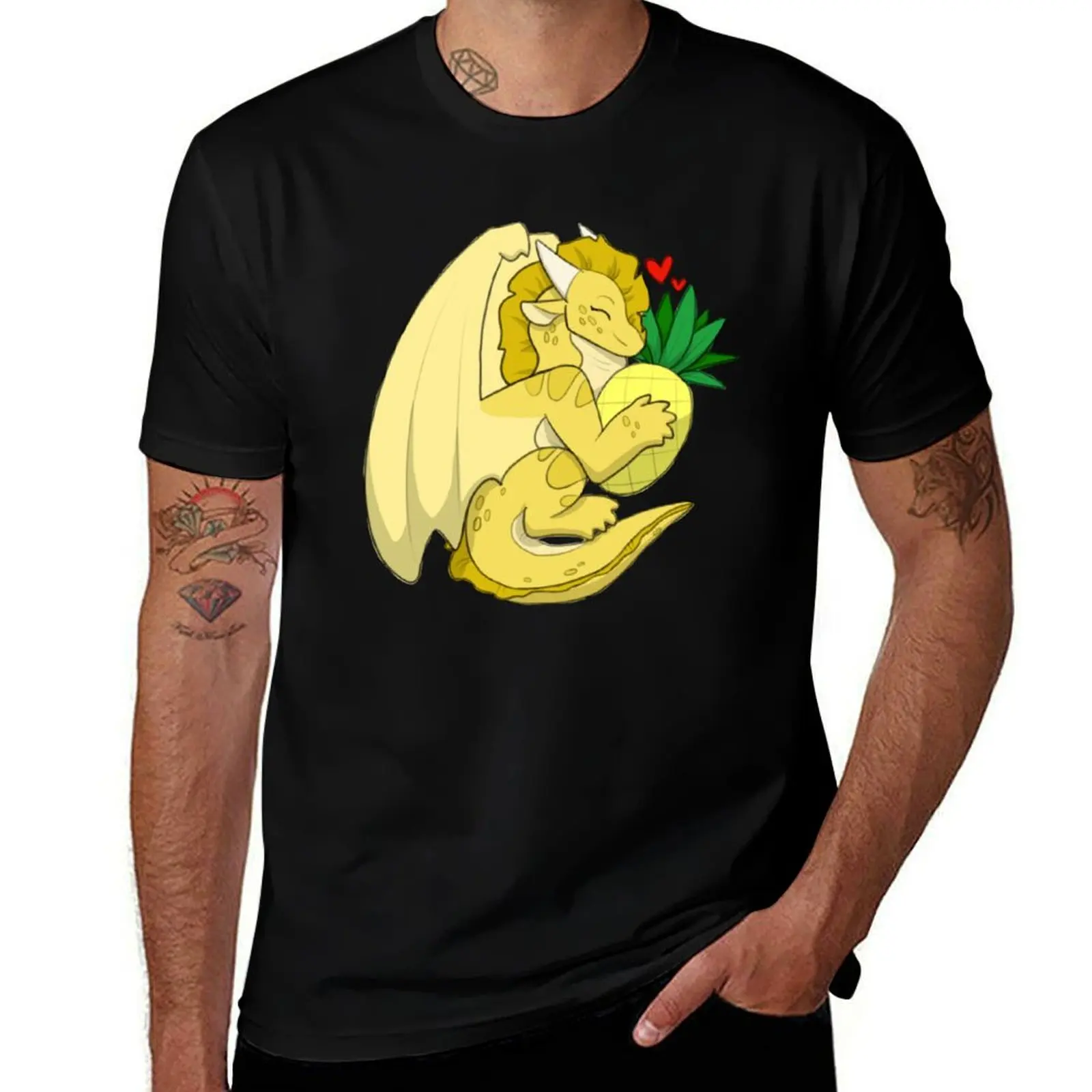 

Футболка «Солнечный и ананас», футболки с аниме, футболка большого размера, мужская хлопковая футболка