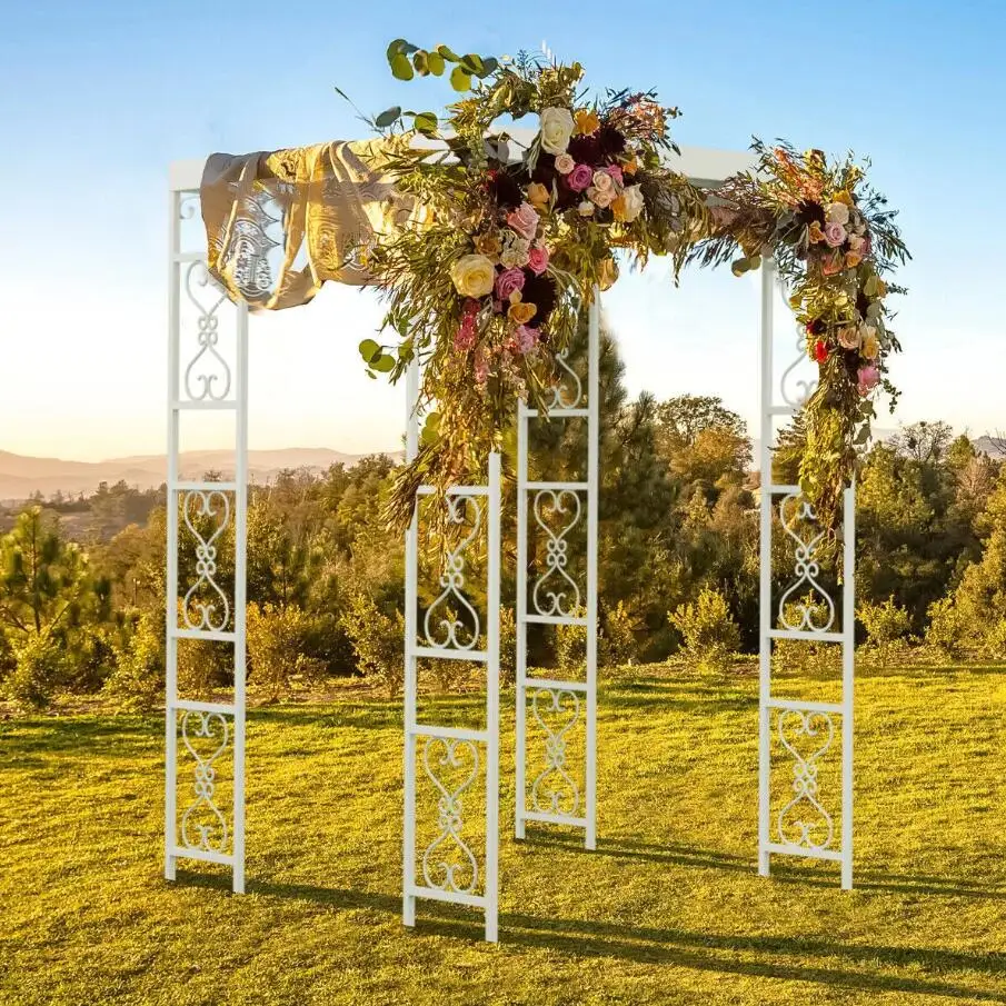 

Large Tall Garden Stand Plant Trellis Heavy Duty Party Tent Wedding Canopy Backdrop
