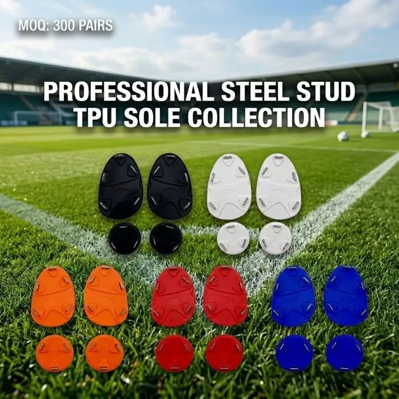 Self‑adhesive TPU Baseball Sole Pad Split Design Wear‑resistant Replacement Insole for Sneaker Modification