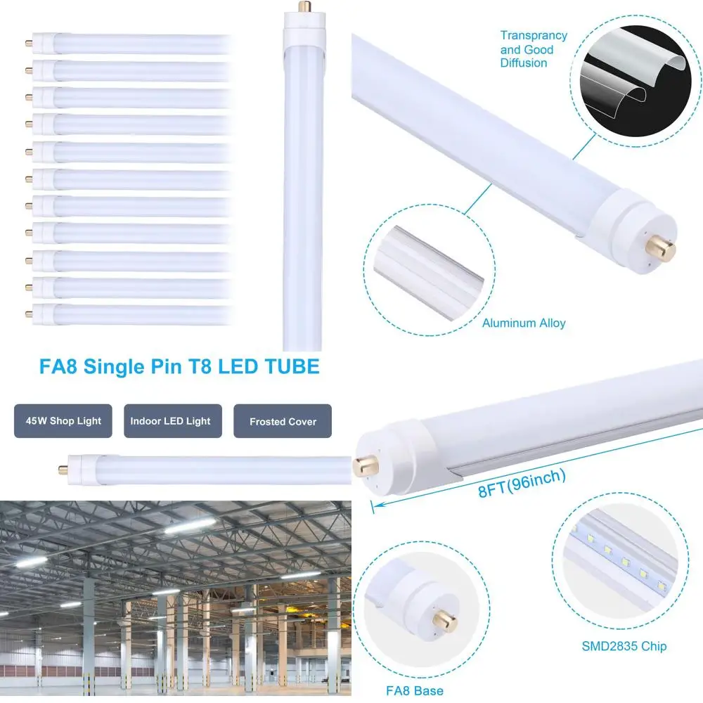 8FT 45W Led Tube Li… - image