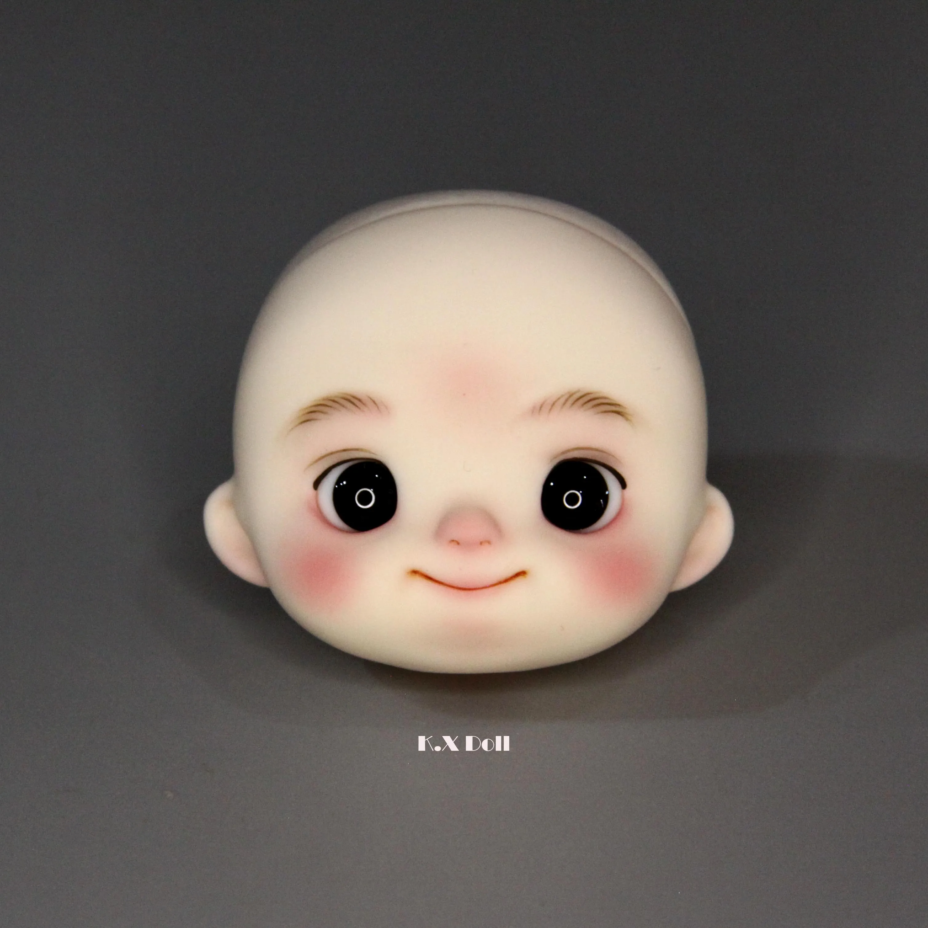 ใหม่2024ตุ๊กตา Ob11 kxdoll ตาเคลื่อนย้ายได้หัวเปลือยพร้อมการแต่งหน้าหัวเรซินตุ๊กตาเปลือย12คะแนน BJD