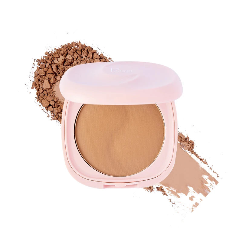 Pudaier Concealer Foundation, Oil Control Natural Matte Cream Puff Powder, Lightweight Breathable Flawless Face Makeup