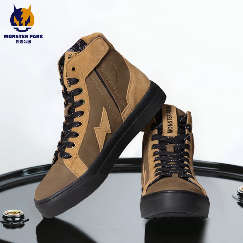 Oddychające buty męskie dla motocyklistów Odporne na zużycie buty męskie i damskie na 4 pory roku Botas De Moto Buty motocyklowe Buty jeździeckie