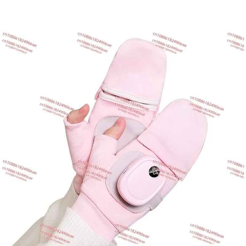 Smart heating gloves Winter warm motorcycle riding Outdoor sports Skiing Cold-proof electric heating gloves